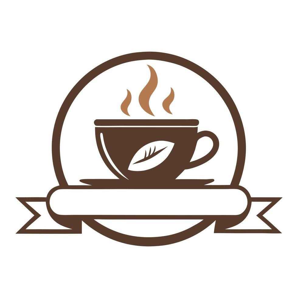 Logo Illustration of Coffee Cup Art vector