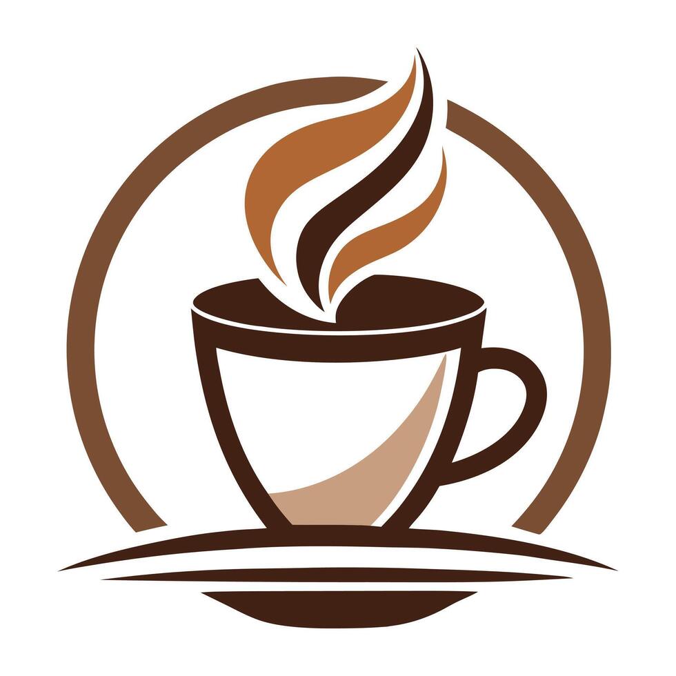 Coffee Cup Logo Art Illustration vector