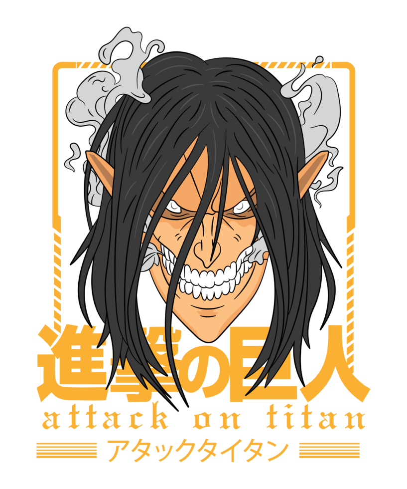Titan Head - Attack on Titan png