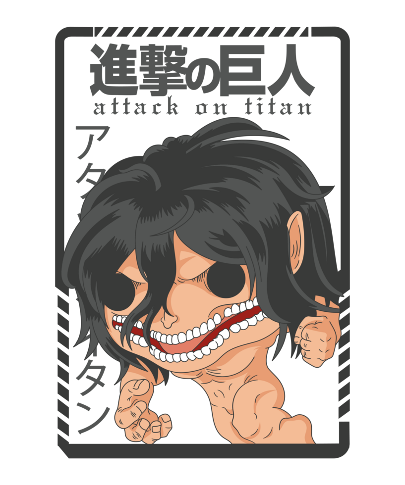 Attack on Titan - design png