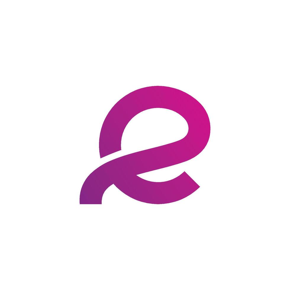 Letter E logo icon design template vector