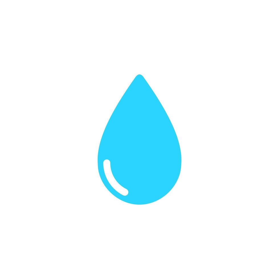 Water drop icon. Droplet. Drop. vector