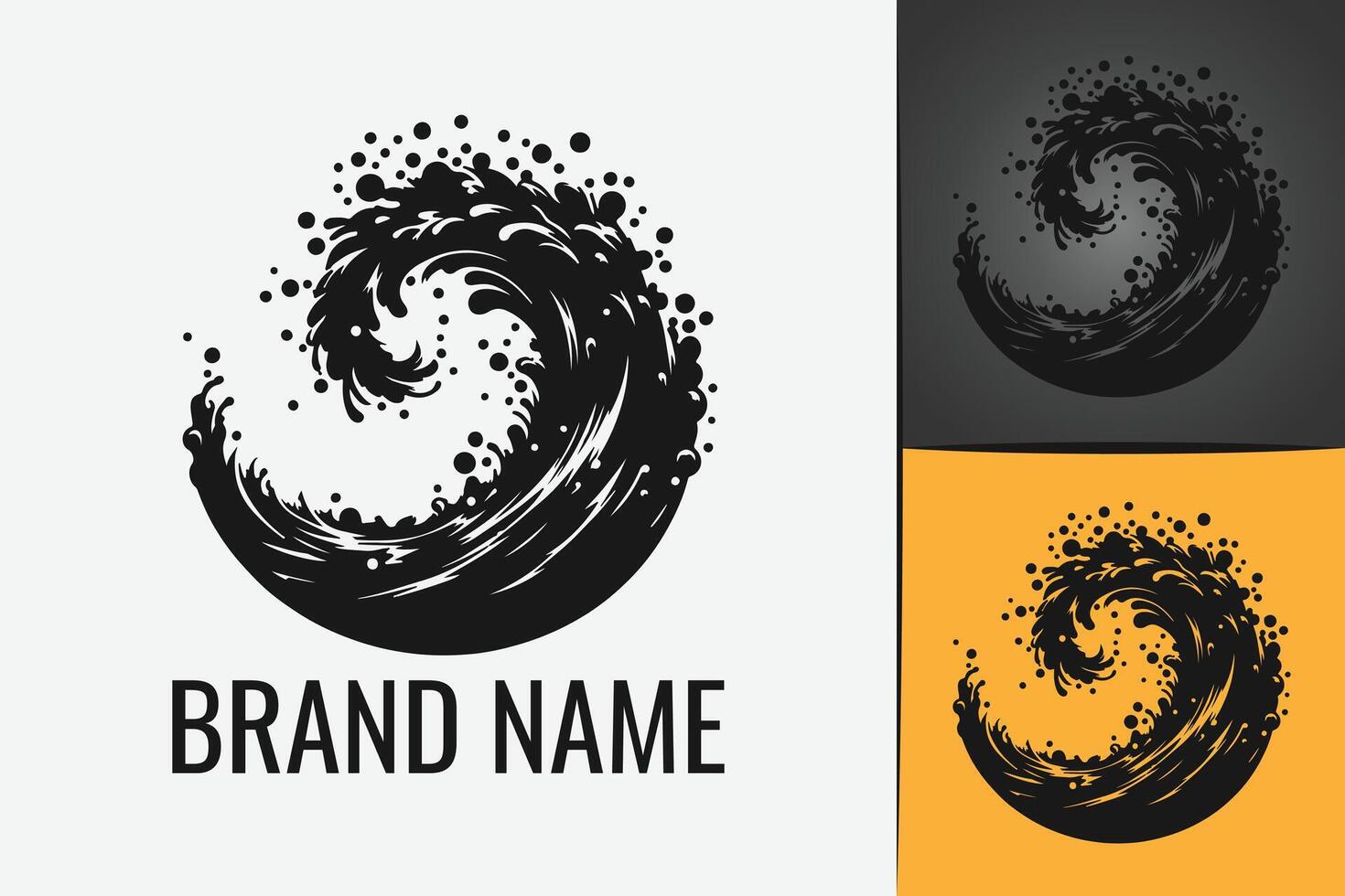 Splash Blob silhouette. Splashes logo waterdrop. Liquid splash logotype. Water drop logo vector