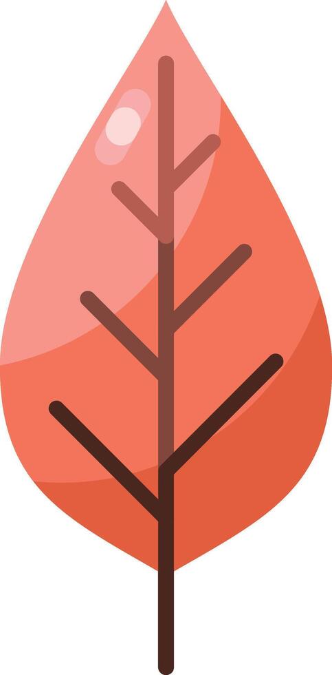 Nature leaf autumn icon vector