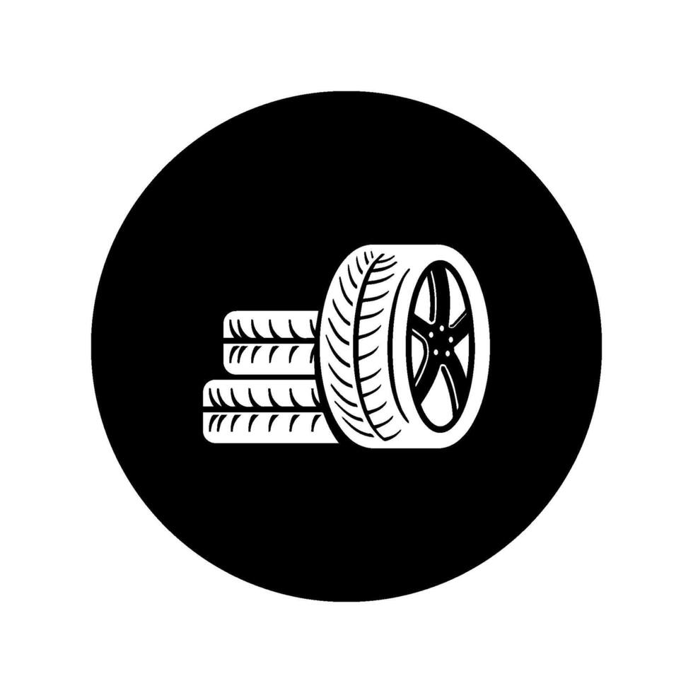 car tires black circle background vector