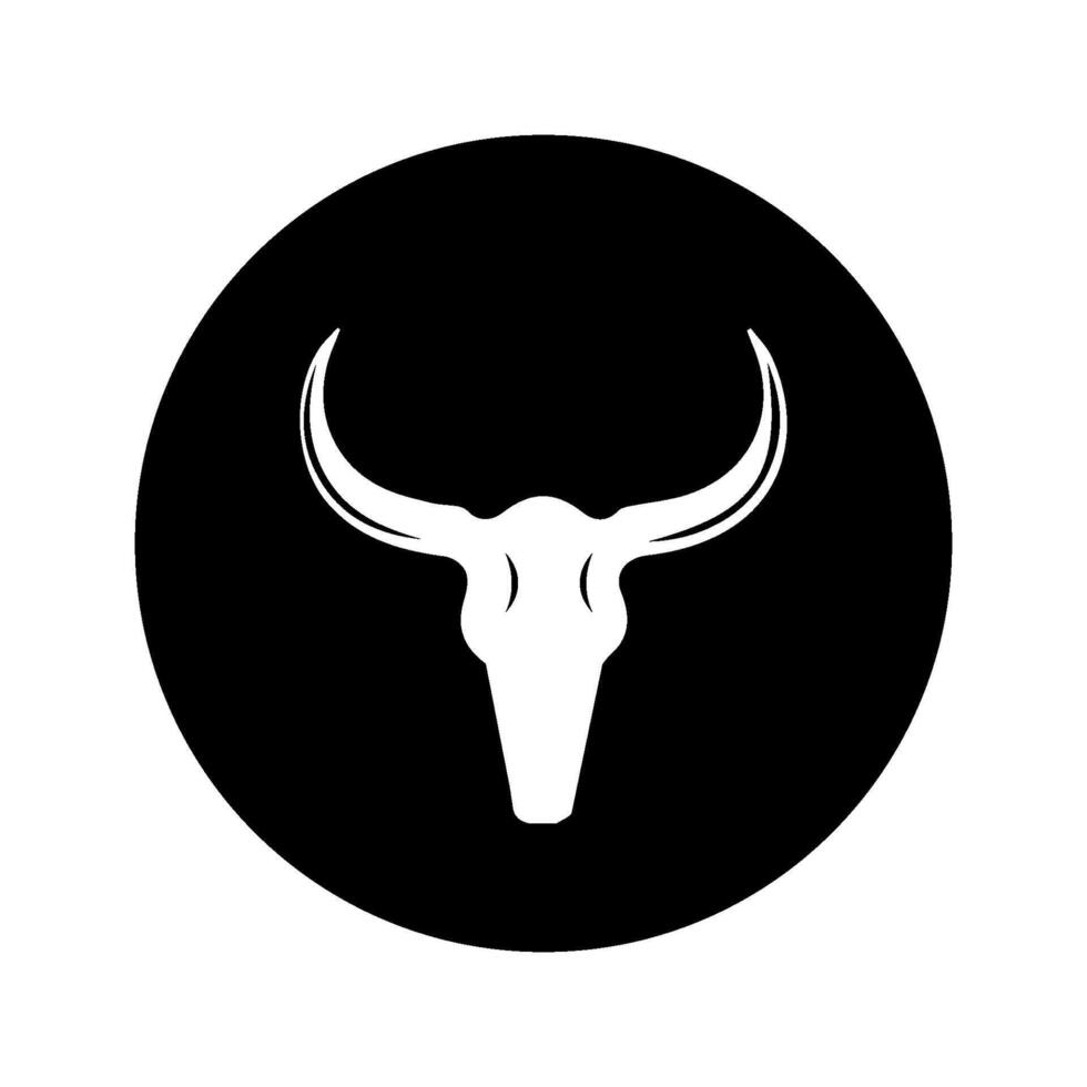 Strong bull icon isolated on white background. vector
