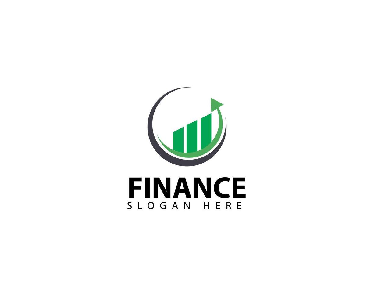 Financial logo creative market growth business arrow logo design concept vector