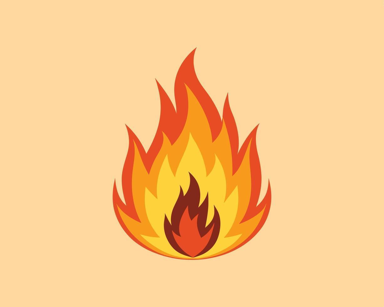 fire flame illustration vector