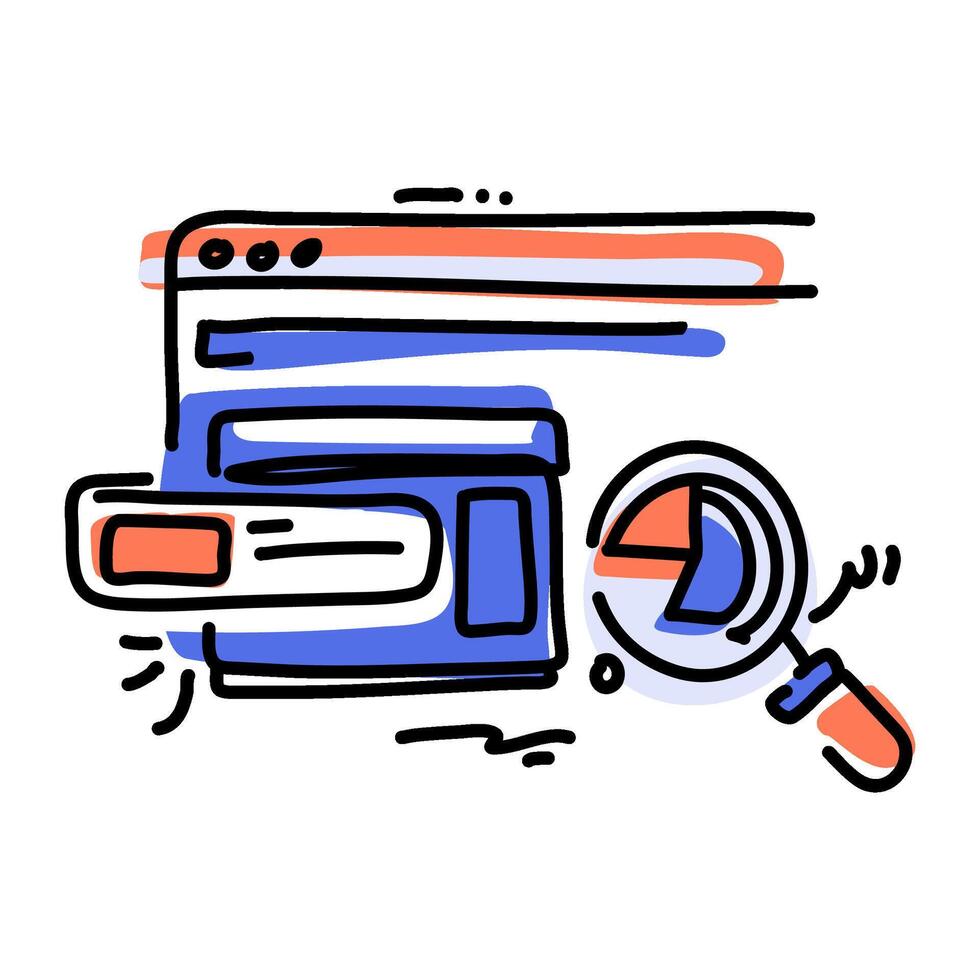 Transform your marketing strategy with our PPC Marketing flat illustration services. Enhance your online presence and see your ROI soar to new heights vector