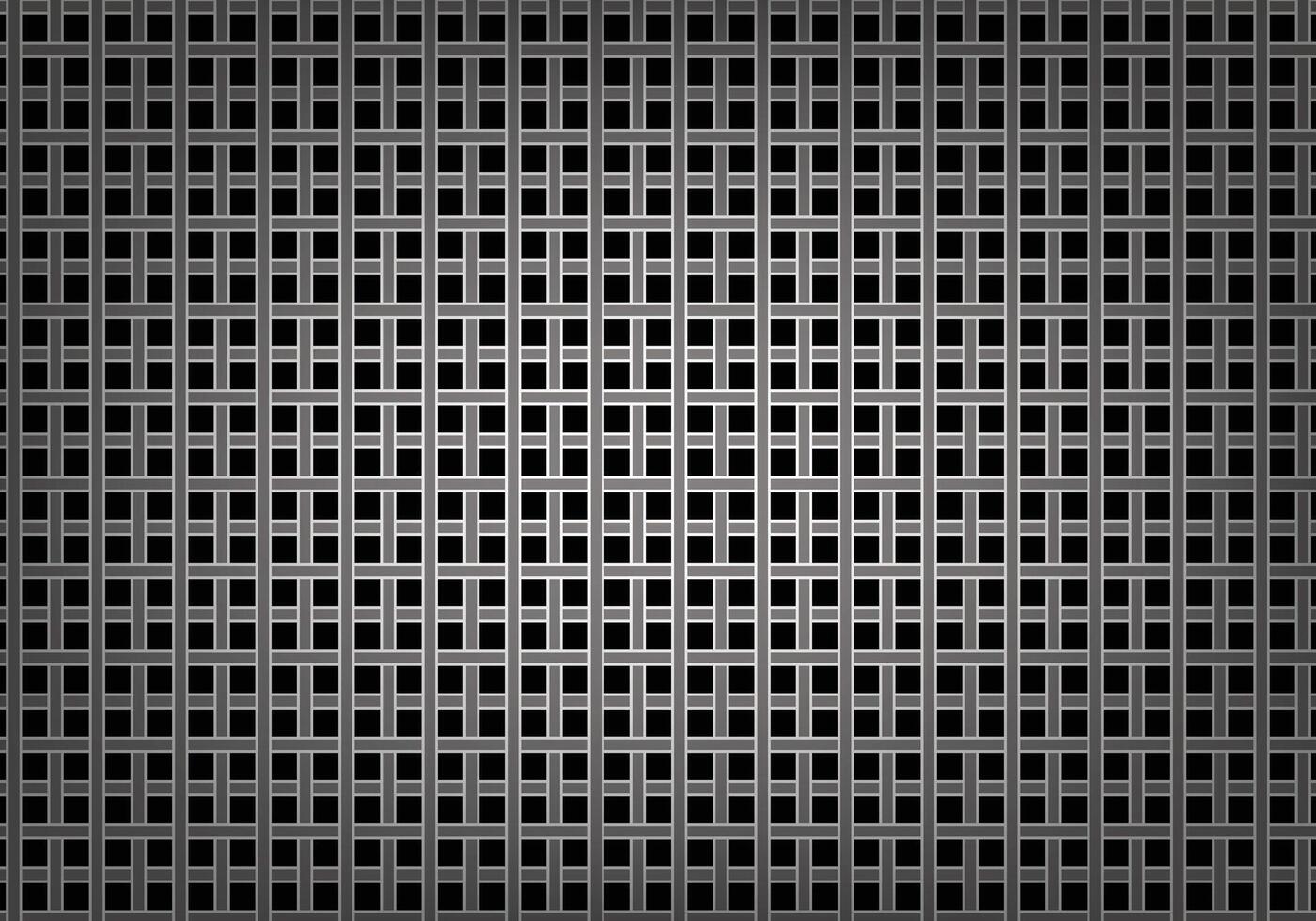 Square pattern stripes in black white color illustration for background design. vector