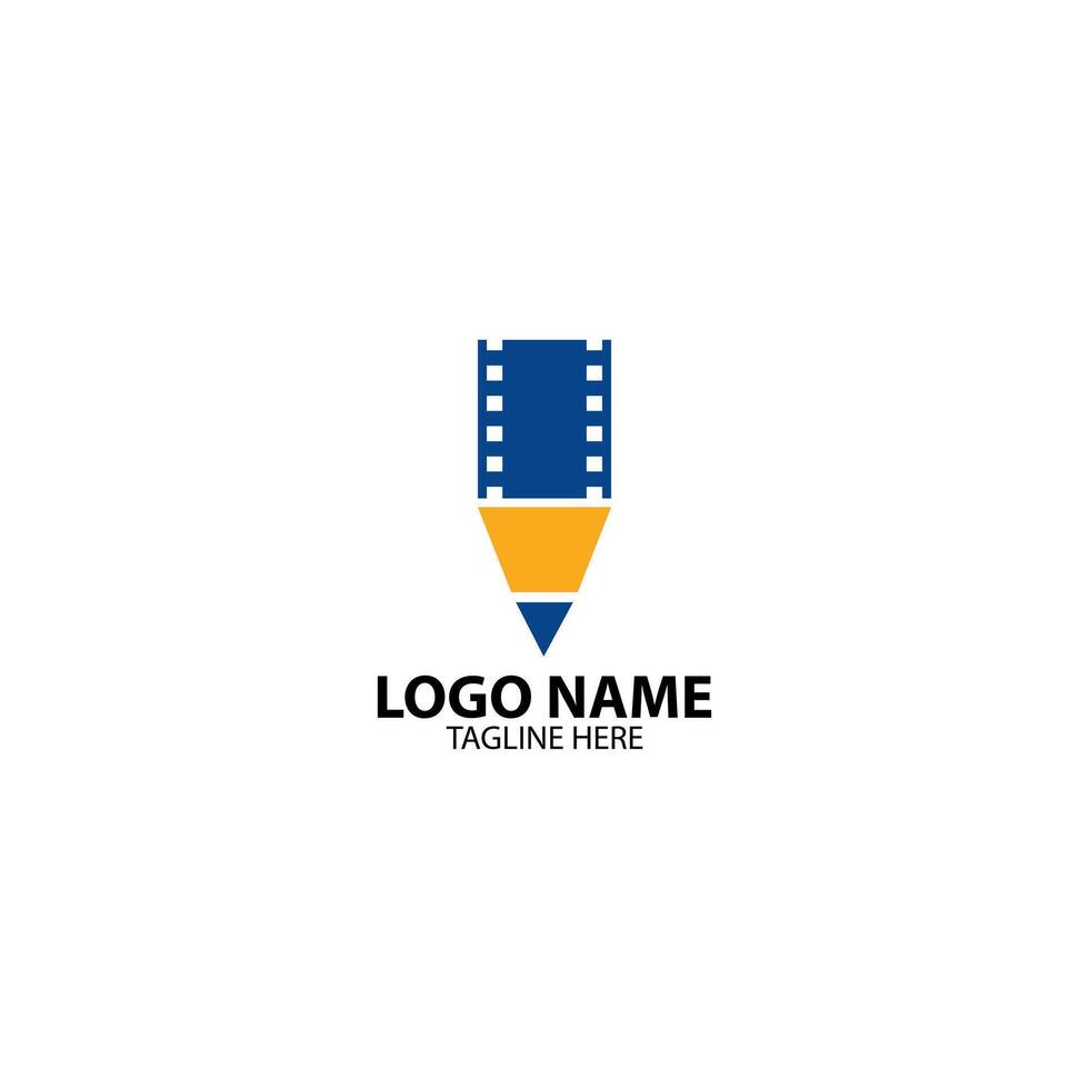 create movie logo design vector
