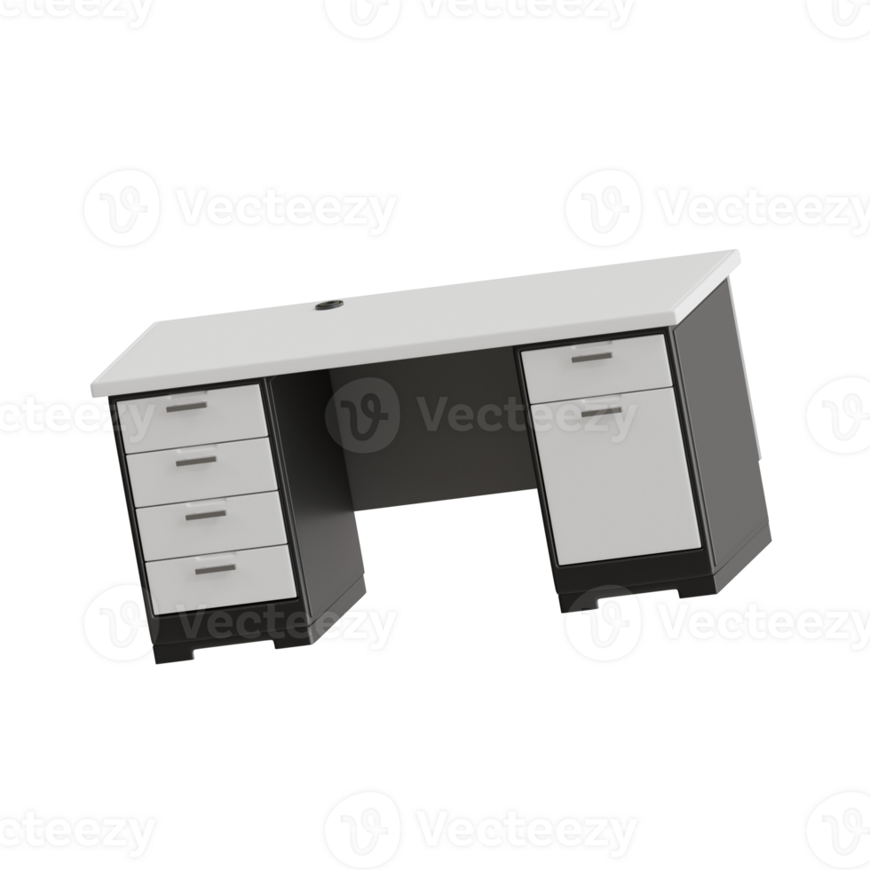 Work Desk 3D Icon. Office desk 3D Icon png