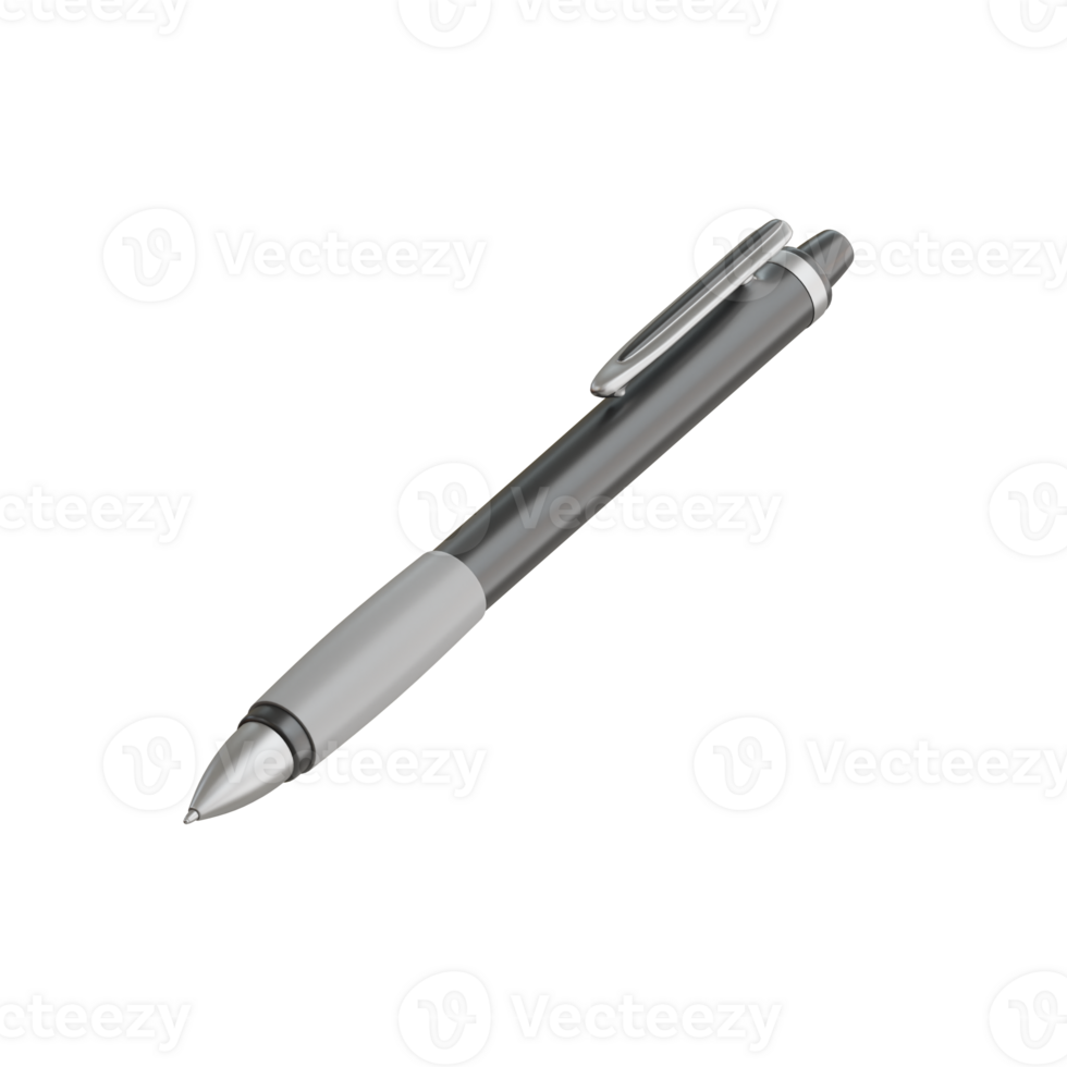 Pen 3D Icon. Boll Pen 3D Icon png