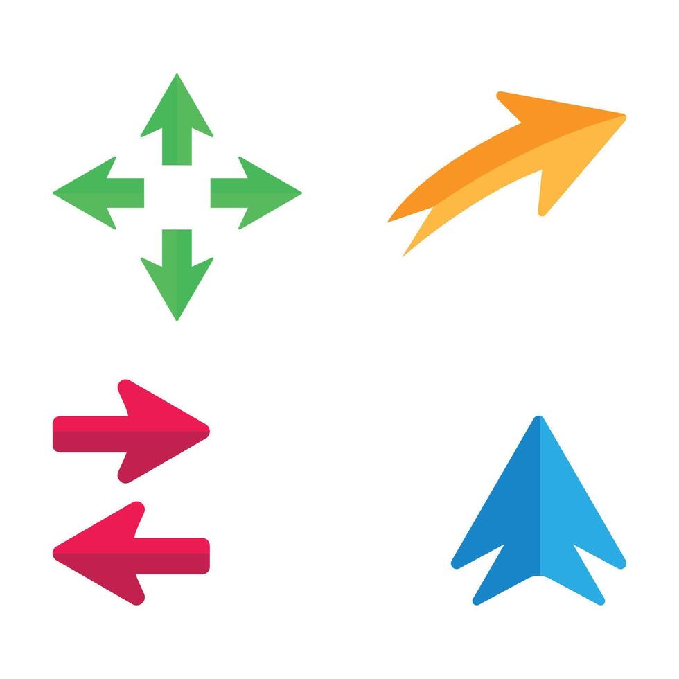 Minimalist Arrow Graphic vector