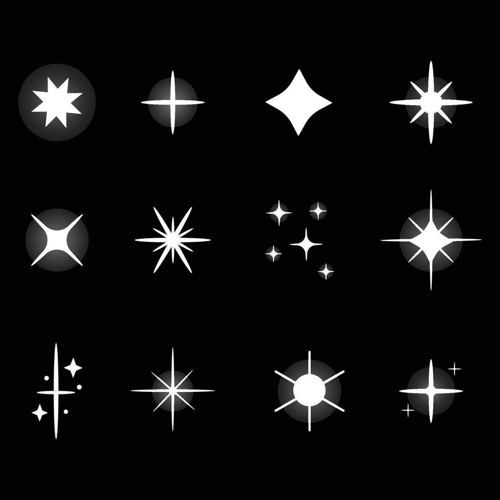 the Universe Embracing the Sparkling Stars vector