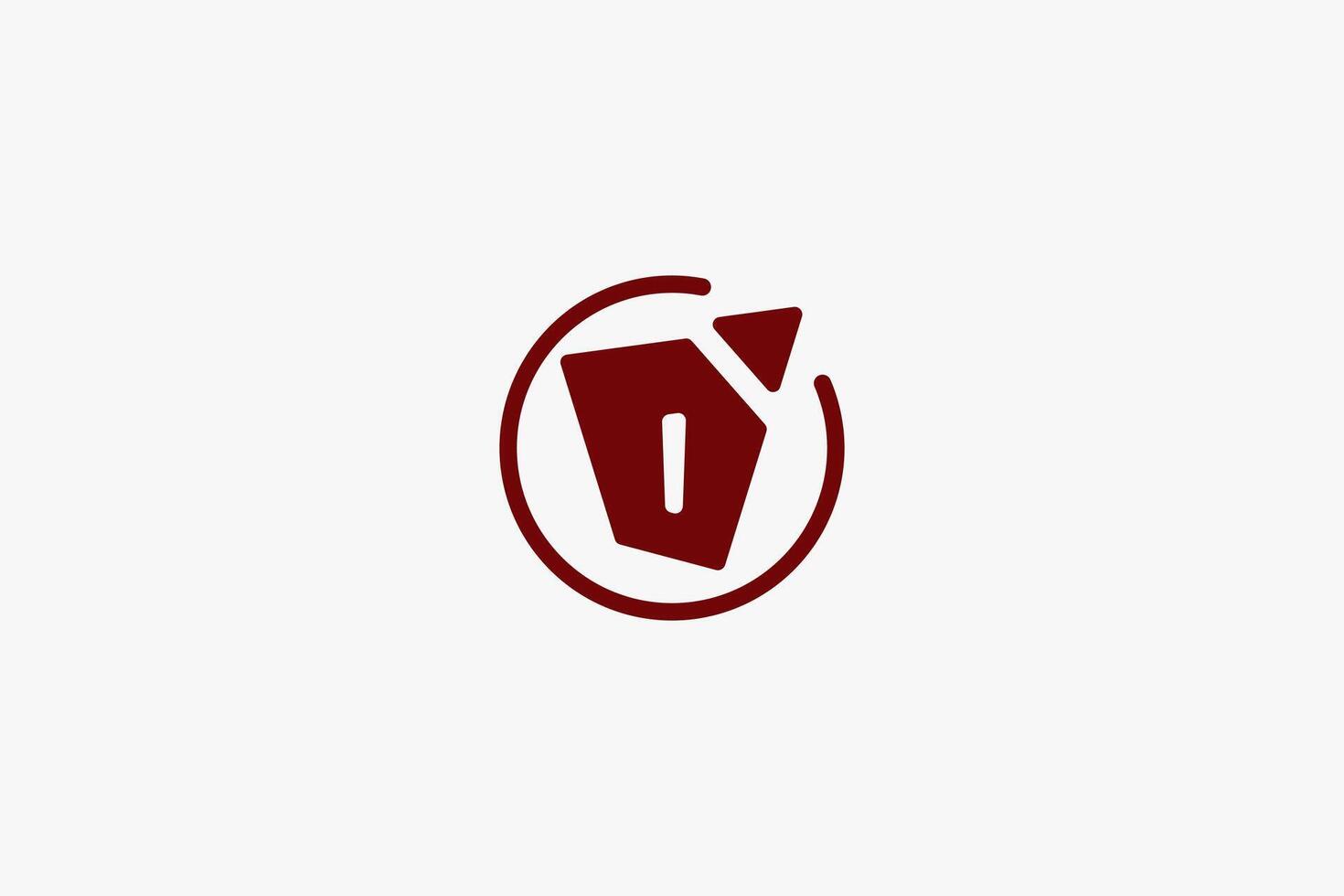 Modern and clean O lettermark logo esign enclosed in a circle, featuring a geometric shape and a dynamic arrow. Perfect for tech startups, gaming companies, or any business looking for a futuristic vector