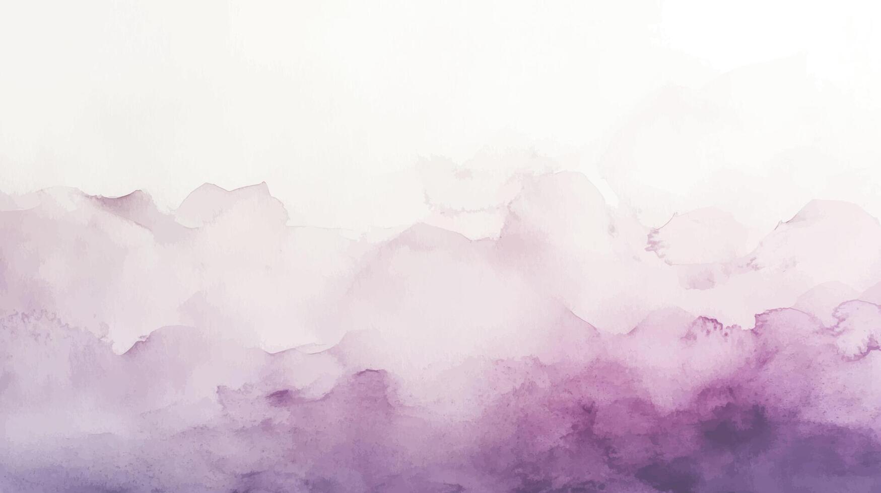 Abstract watercolor textured white purple background. Hand drawn texture. Brush stroked painting pastel color watercolour. Aesthetic watercolor vector