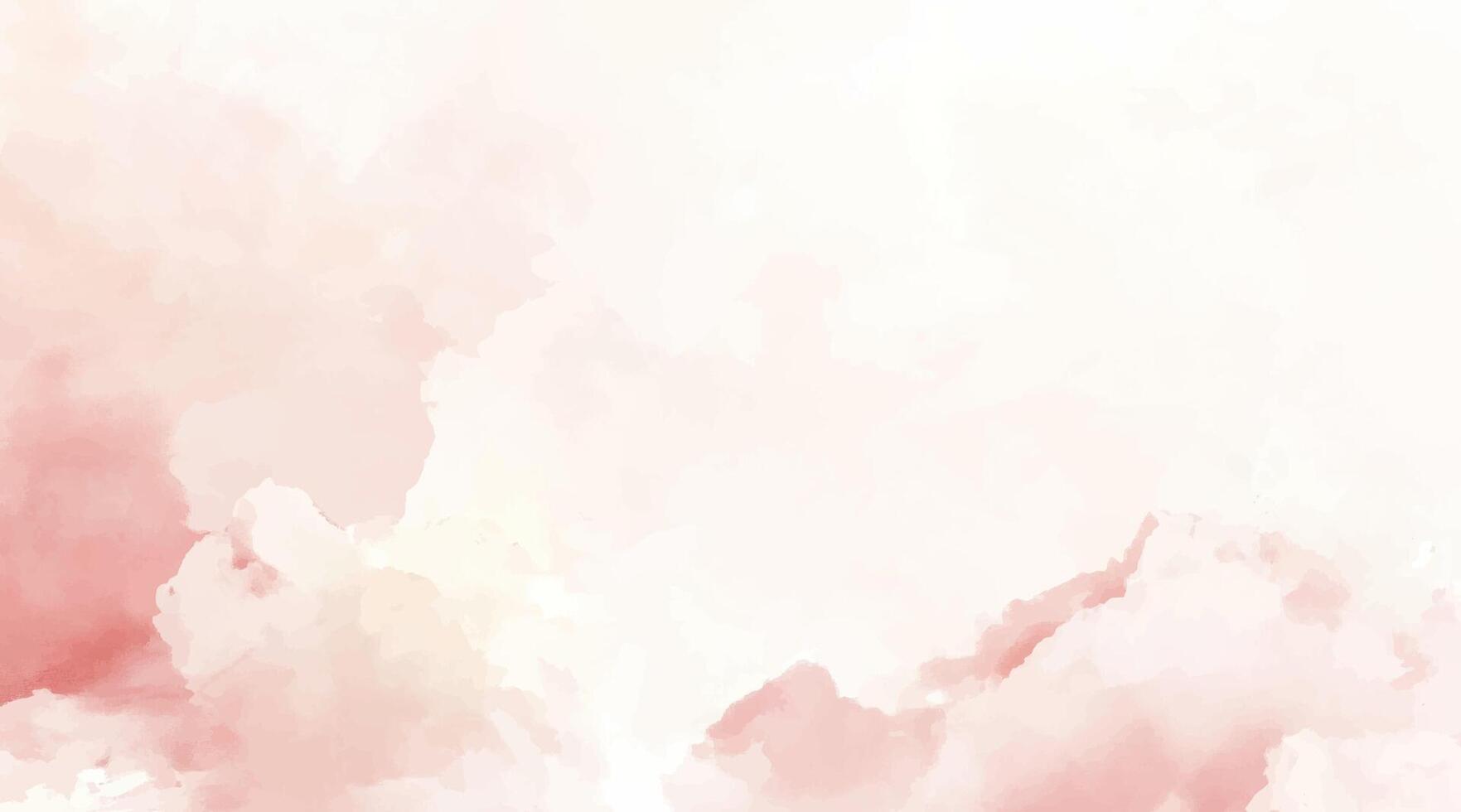 Abstract watercolor pink textured background. Hand drawn texture. Brush stroked painting pastel white color. Aesthetic watercolor vector