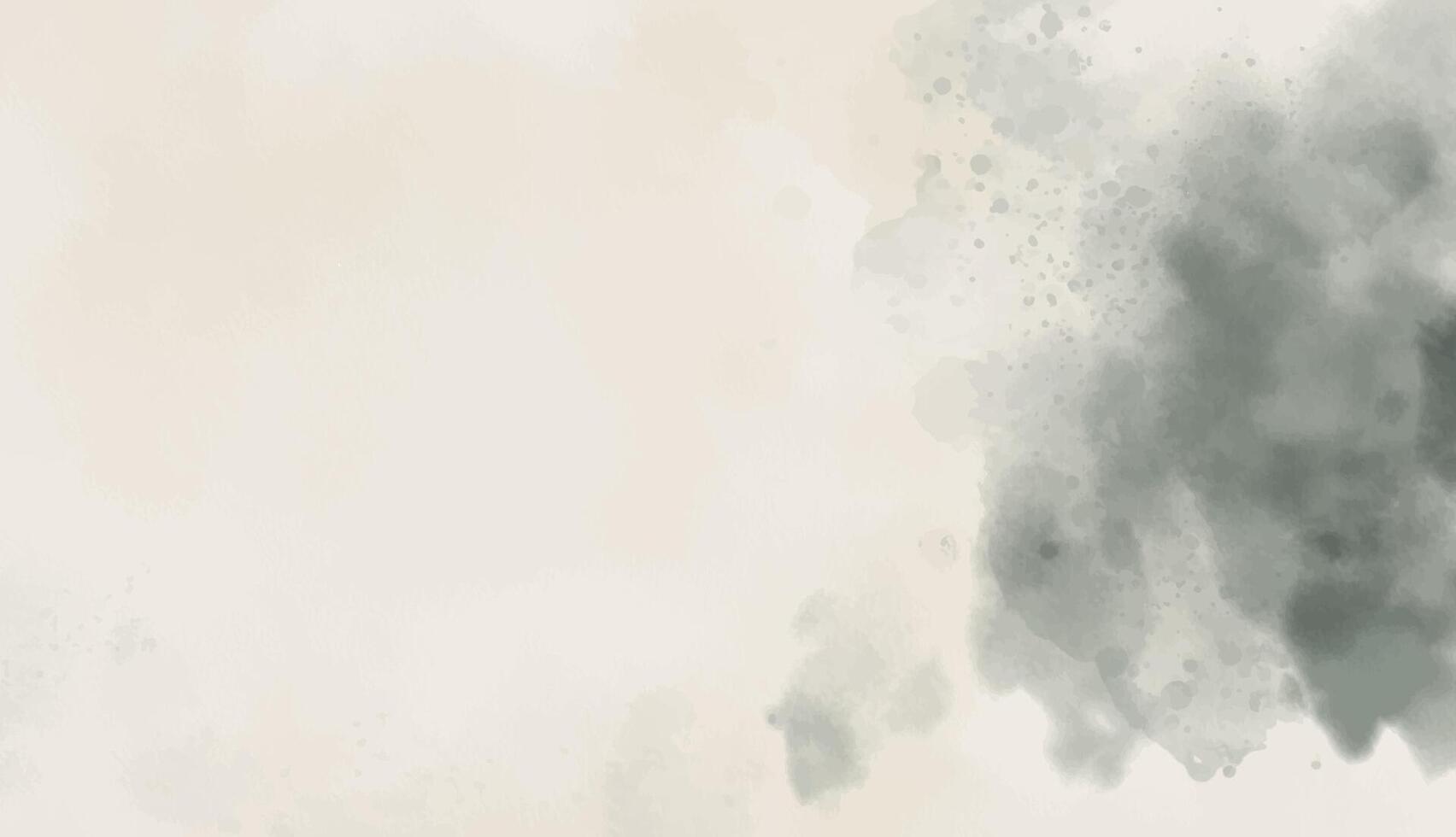 Abstract watercolor background. Hand drawn texture. Brush stroked painting pastel color watercolour. Aesthetic dark blue brown watercolor backdrop vector
