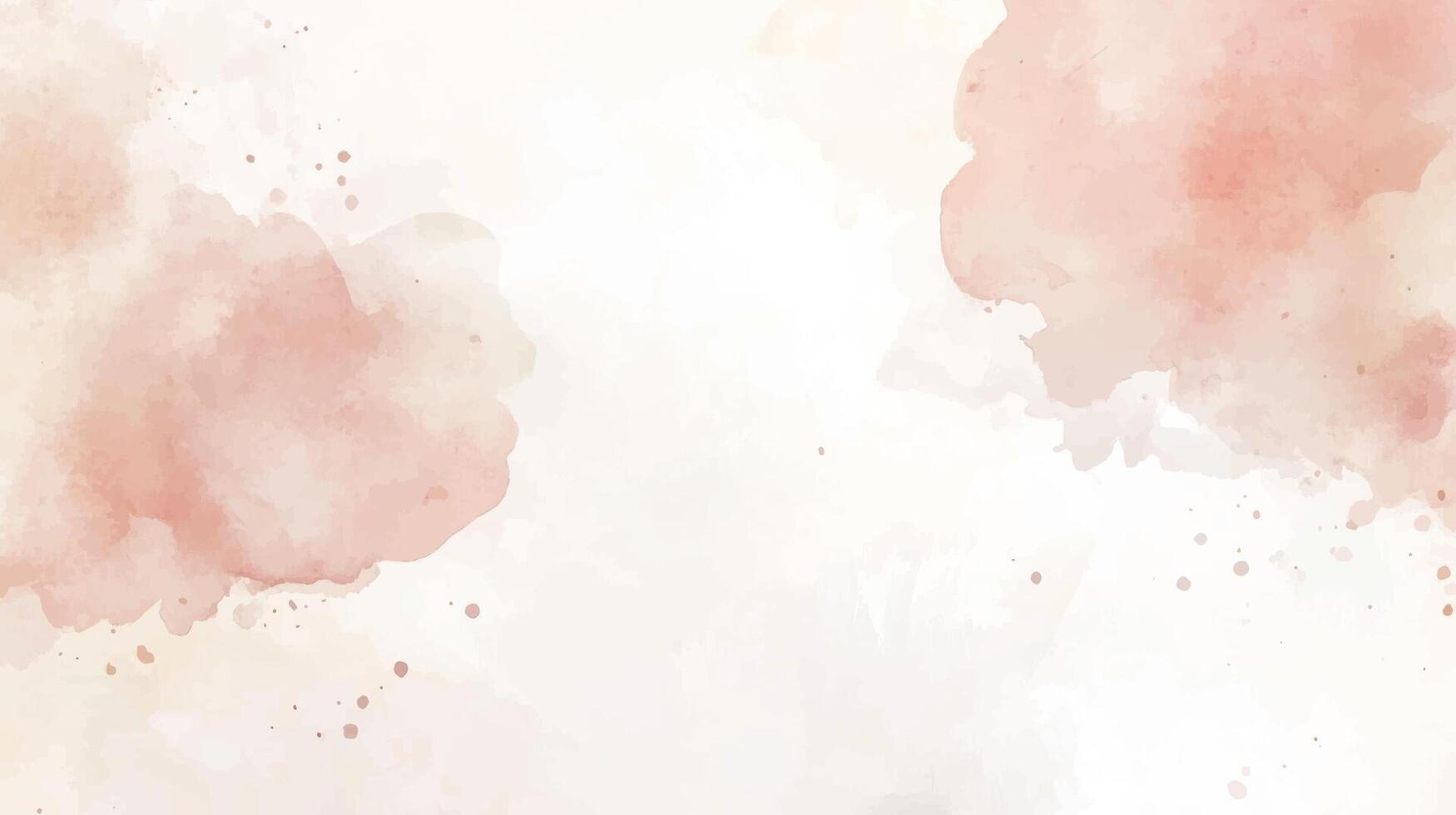Abstract watercolor textured pink ink background. Hand drawn texture. Brush stroked painting pastel color watercolour. Aesthetic watercolor vector