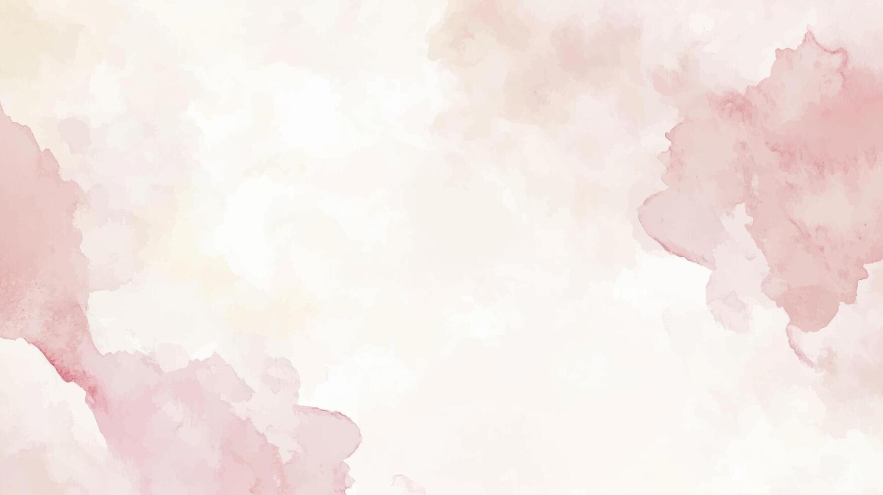 Abstract watercolor aesthetic horizontal background. Hand drawn splatter texture. Brush stroked painting pastel color watercolour vector