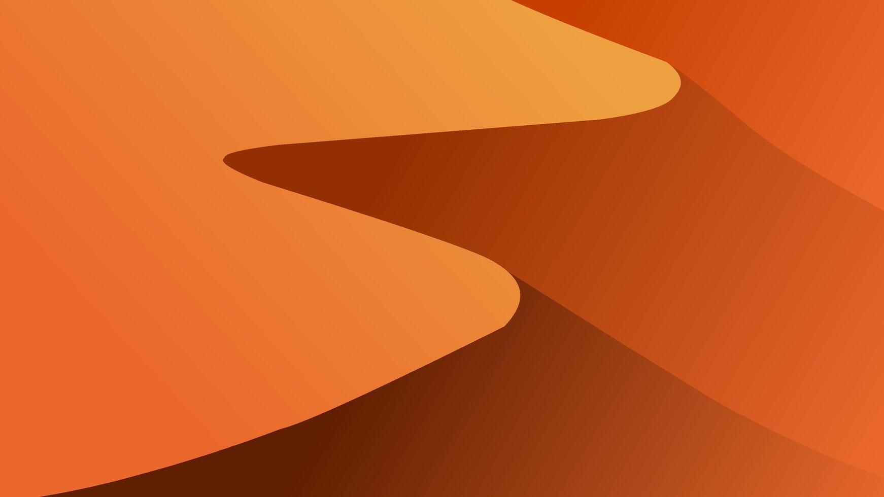 Landscape illustration of sand desert vector