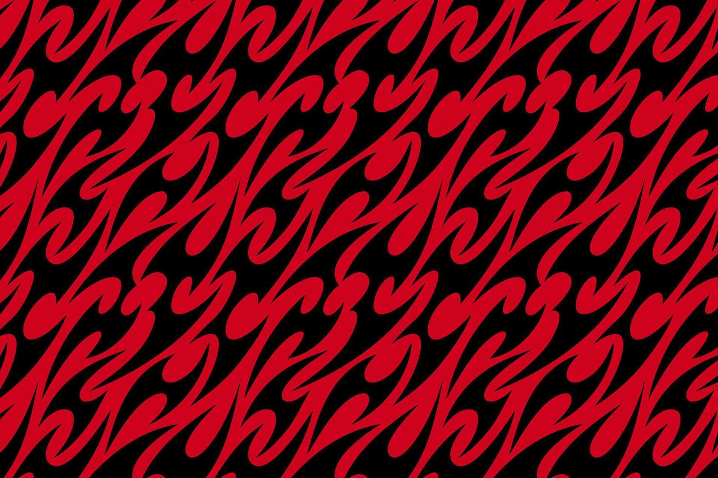 vintage fire red dark tribal seamless pattern for merchandise and packaging. abstract tattoo fire pattern on black background. groovy flaming pattern. retro red flame seamless pattern vector