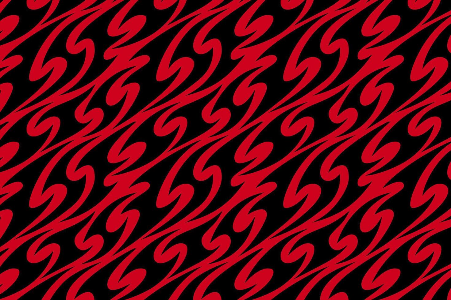retro fire red dark tribal seamless pattern for merchandise and packaging. abstract tattoo fire pattern on black background. groovy flaming pattern. vintage red flame seamless pattern vector