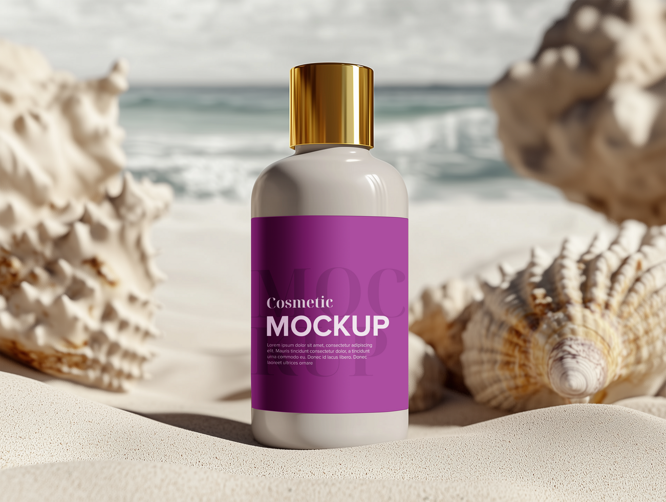 Professional Cosmetic Branding Mockup psd