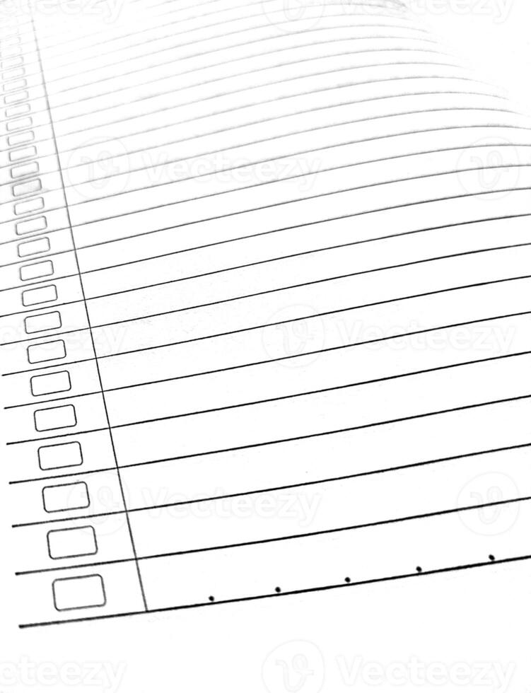 texture and background of blank striped paper sheets photo
