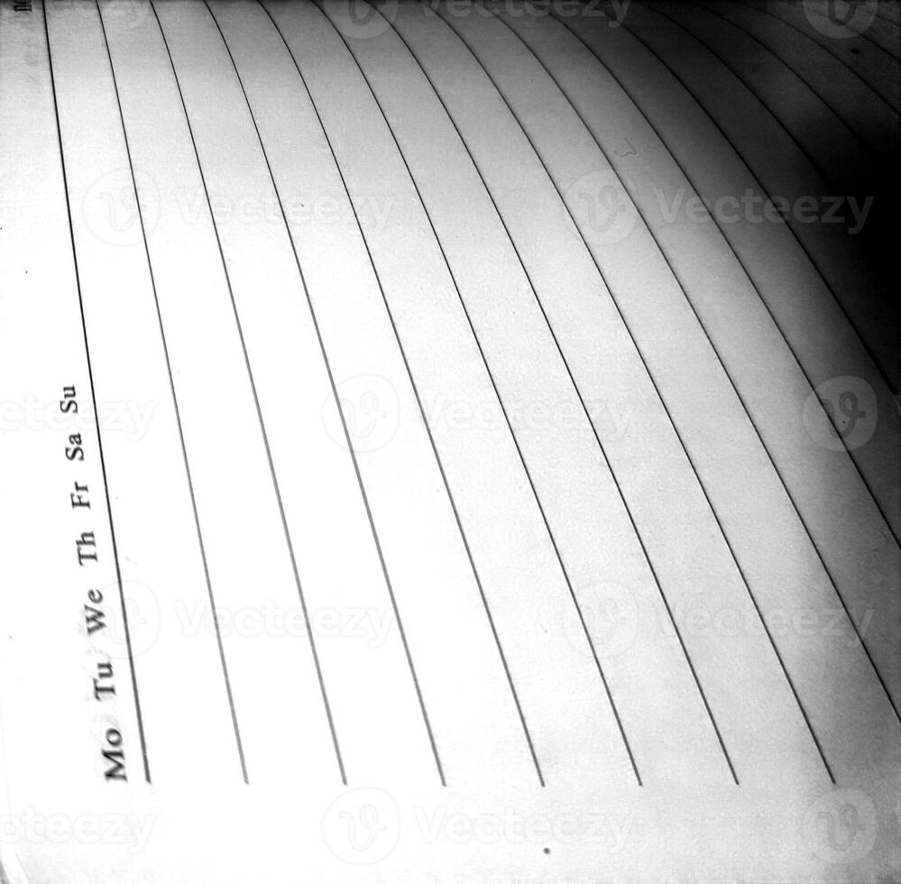 texture and background of blank striped paper sheets photo