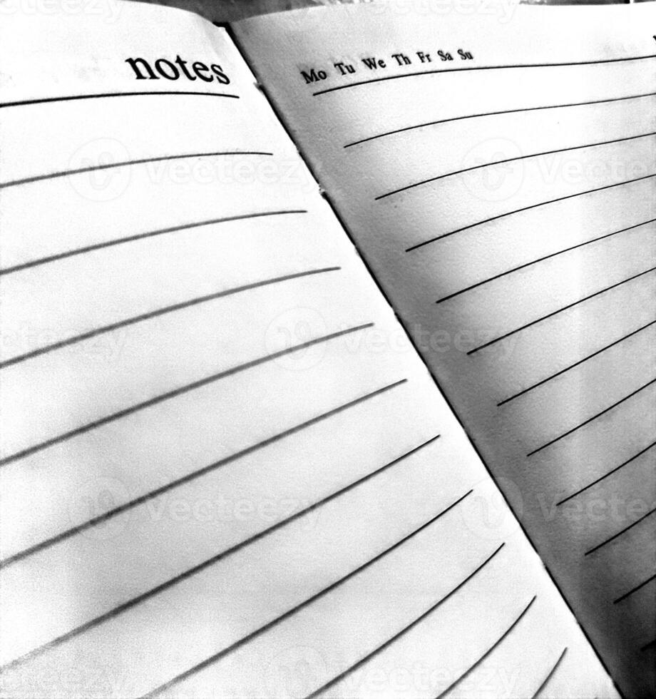 texture and background of blank striped paper sheets photo