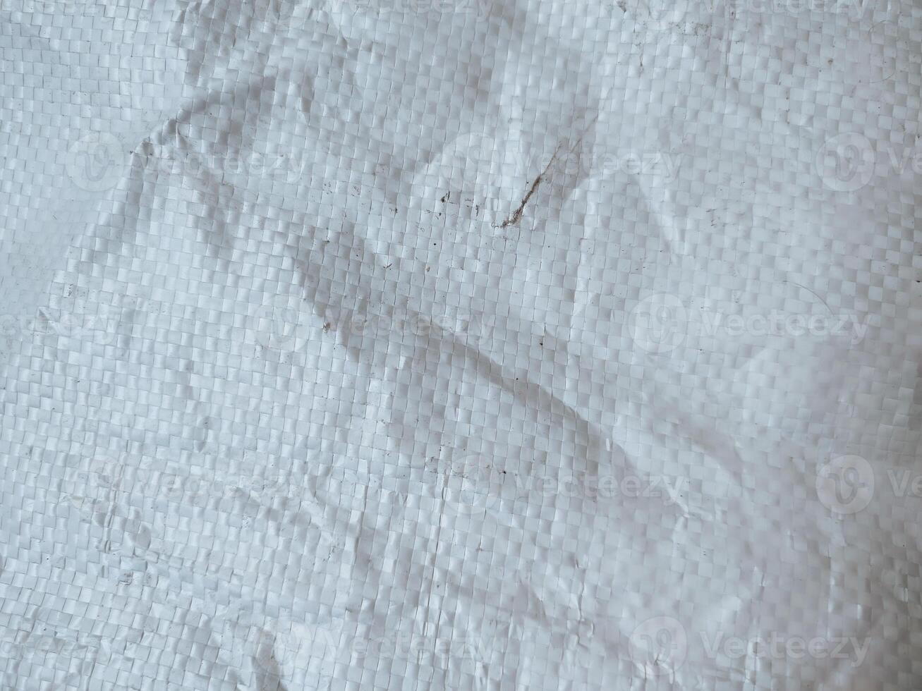 white sack texture and pattern. Arranged on a simple white background. For banners, website covers photo