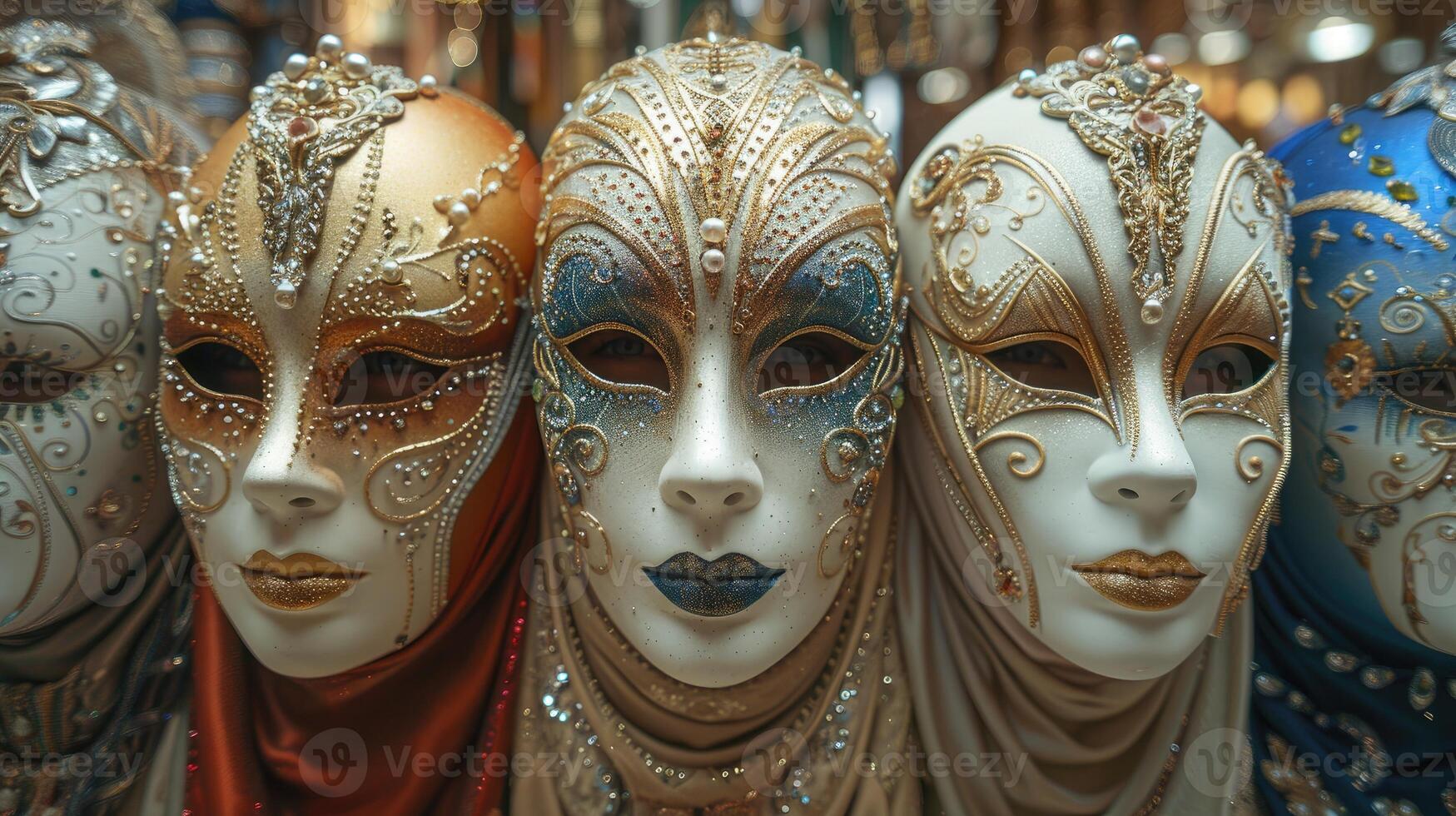 Brazil luxury carnival masks photo