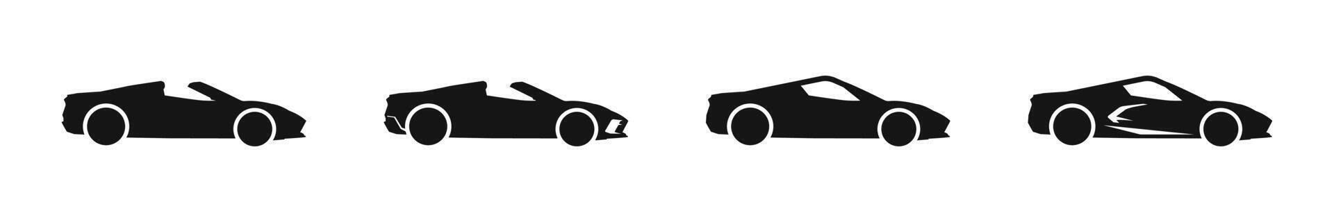Car icon. Racing vehicle symbol vector