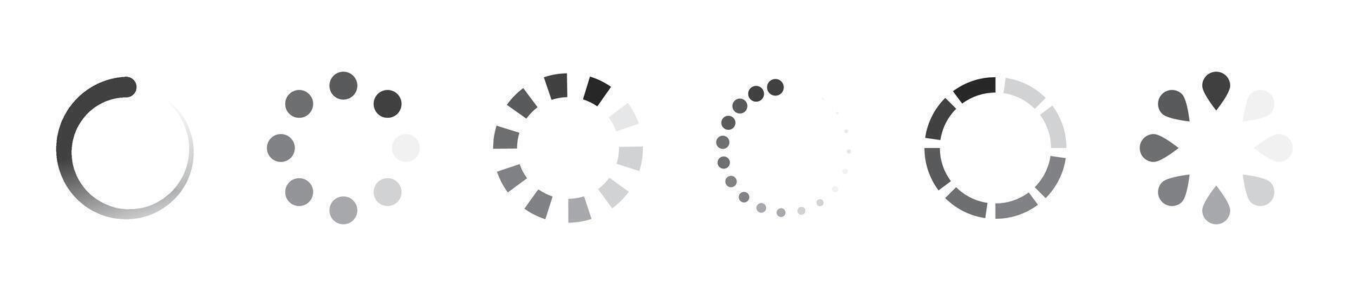 Loading icon. Progress indicator vector