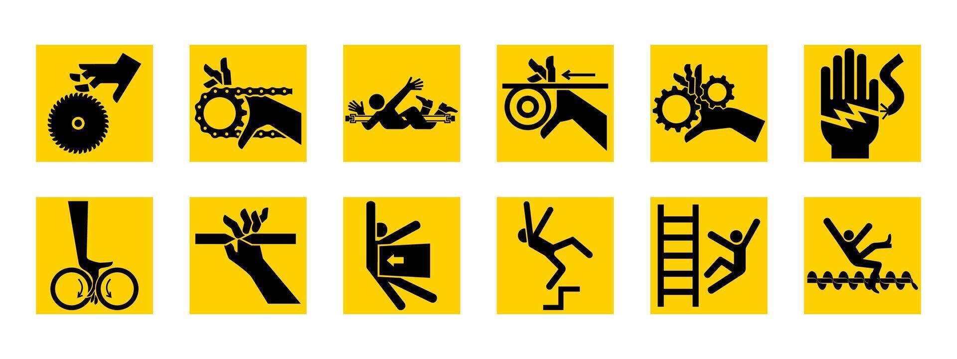 Safety at work icon. Protection symbol vector