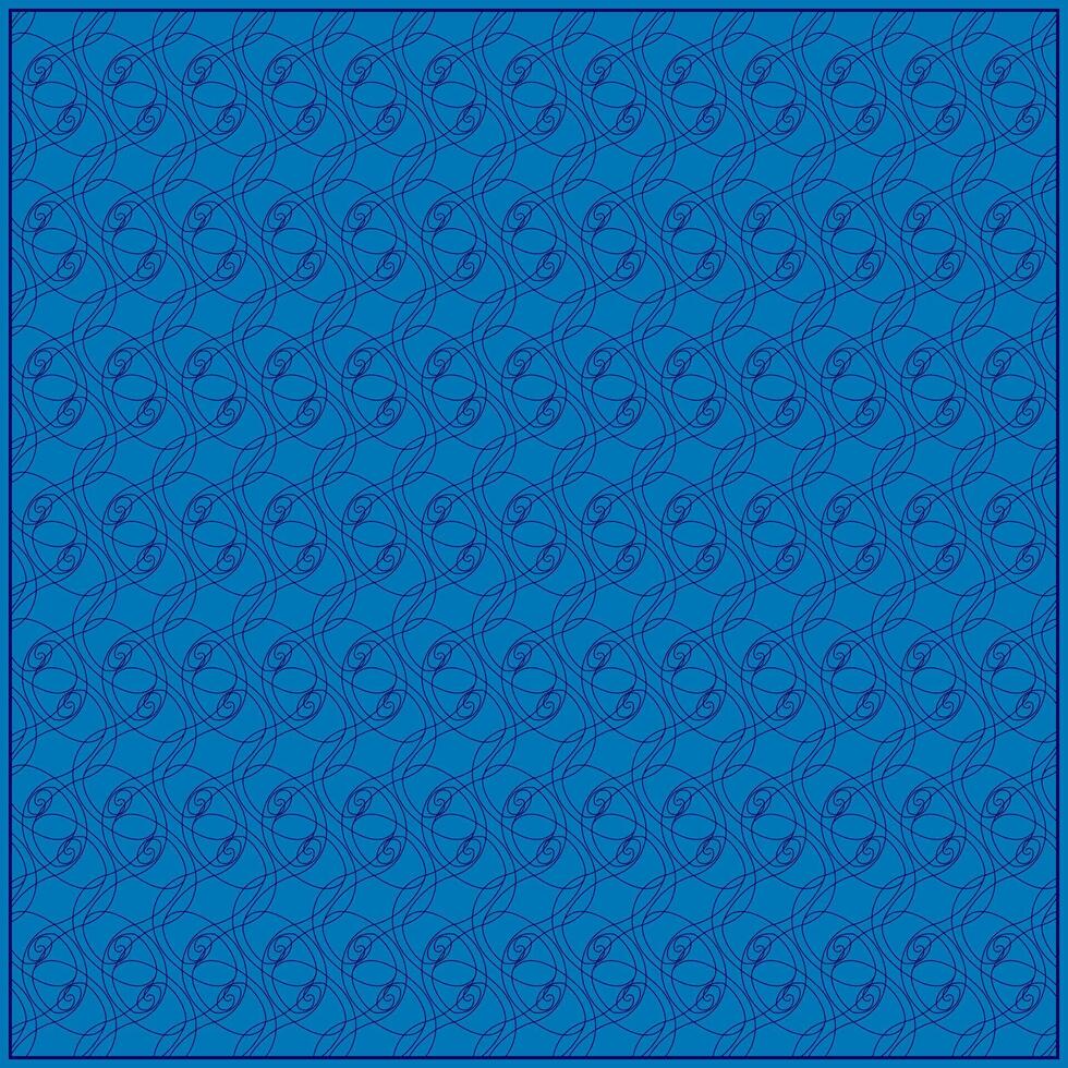 unique waving lines pattern with blue background vector