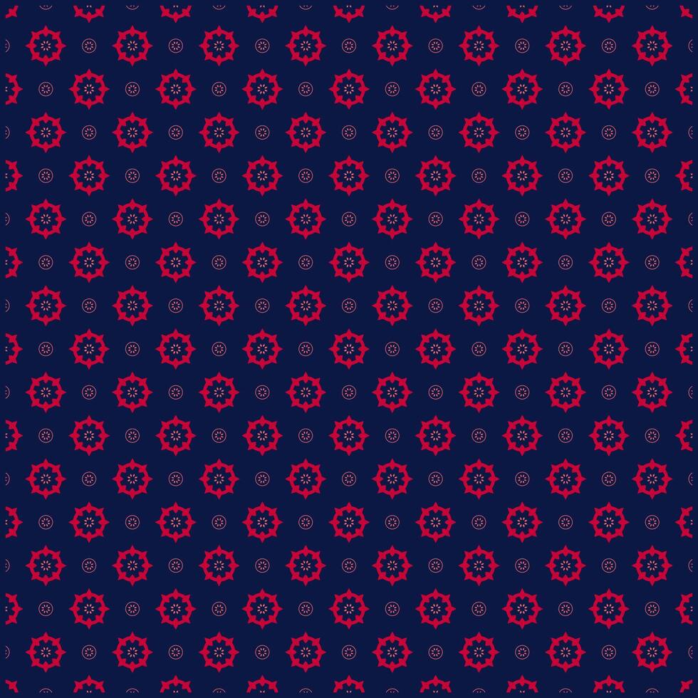 creative red circle pattern with simple ornament and dark background vector