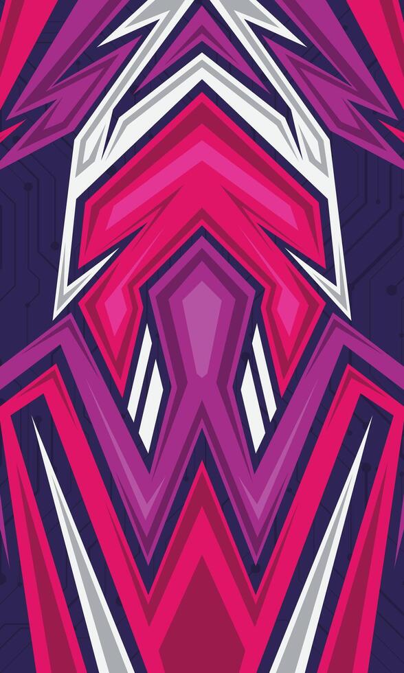 Abstract geometric patterns for sublimation sports jersey vector