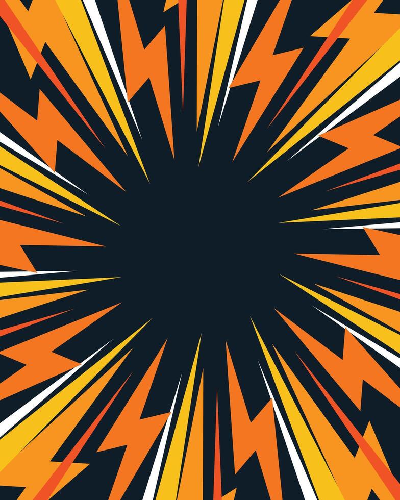 Abstract radial lines rays background vector