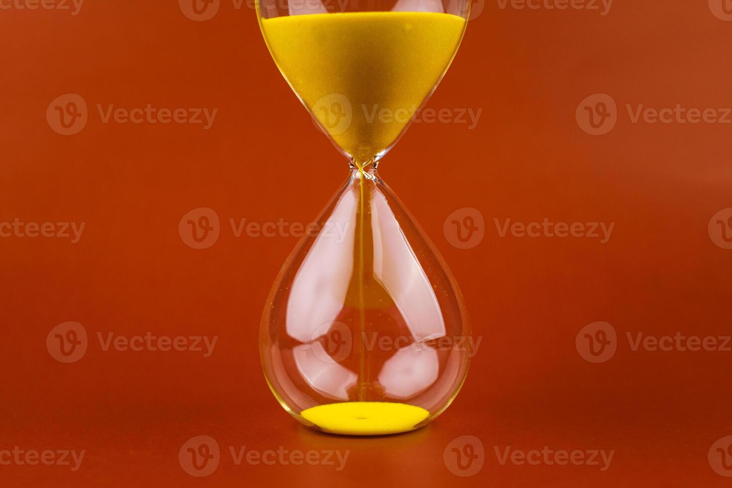 Hourglass stopwatch photo in studio The rule of limited time in work and life