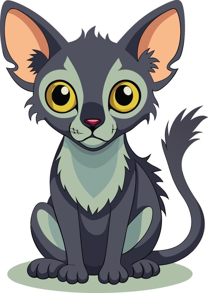 Lykoi Cats artwork vector