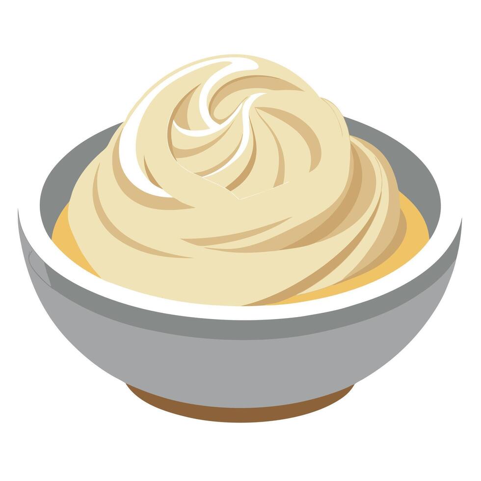 Cream white sauce spaghetti cabonara isolated on white or transparent background.transparency vector
