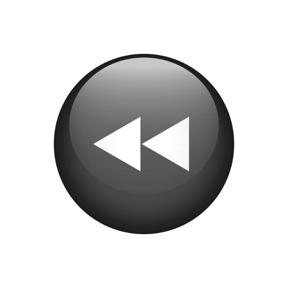 forward button icon on white Background. vector