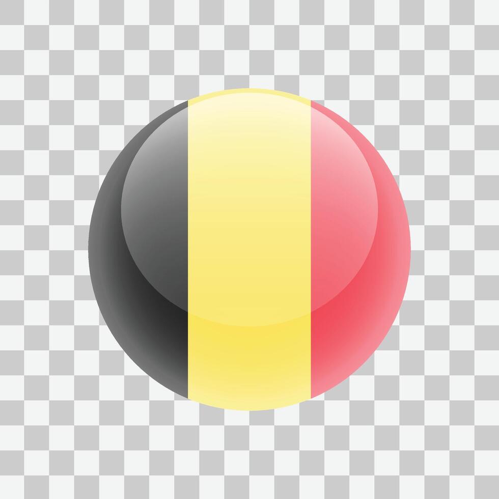 Flag of Belgium isolated. Icon . vector
