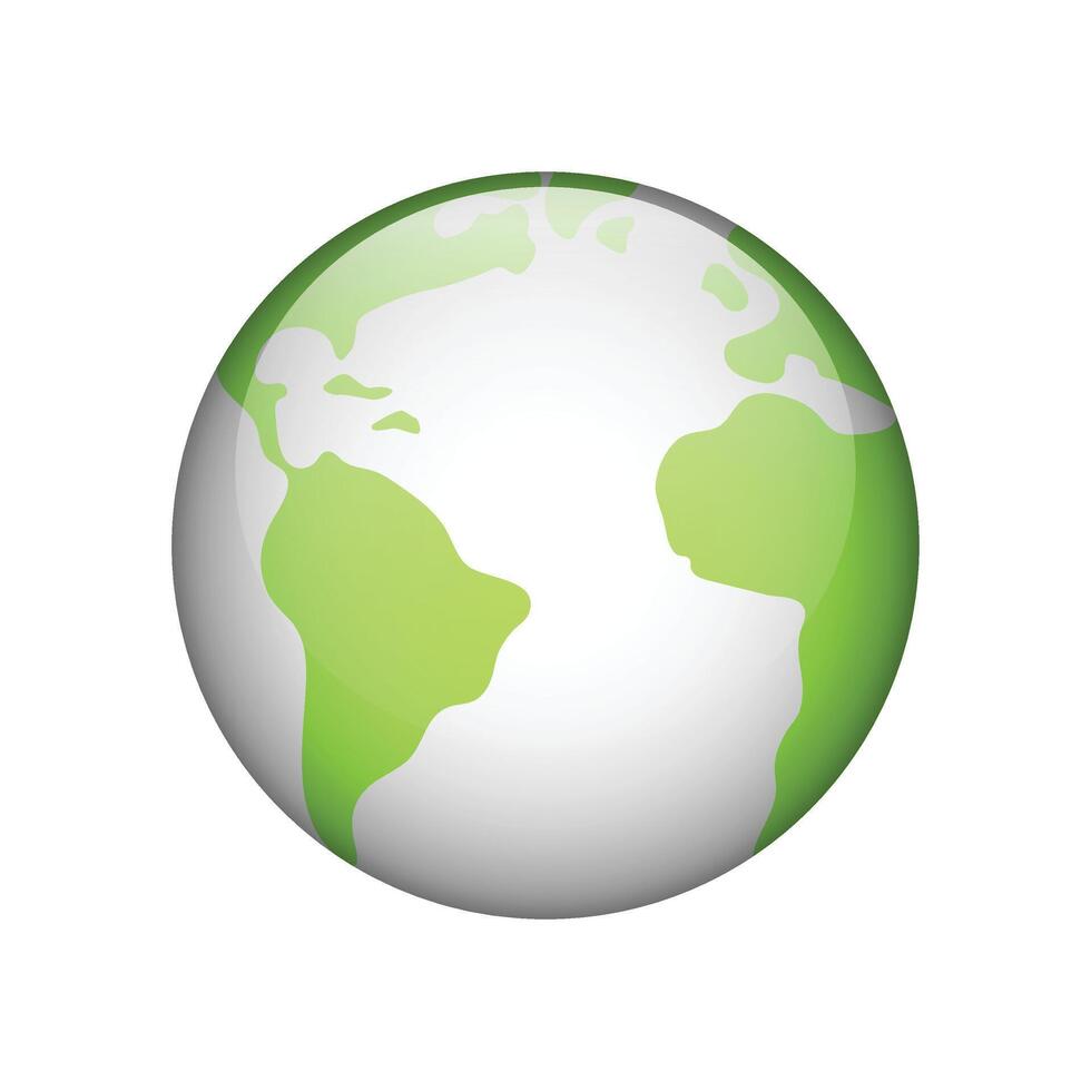 Planet earth isolated icon illustration design vector
