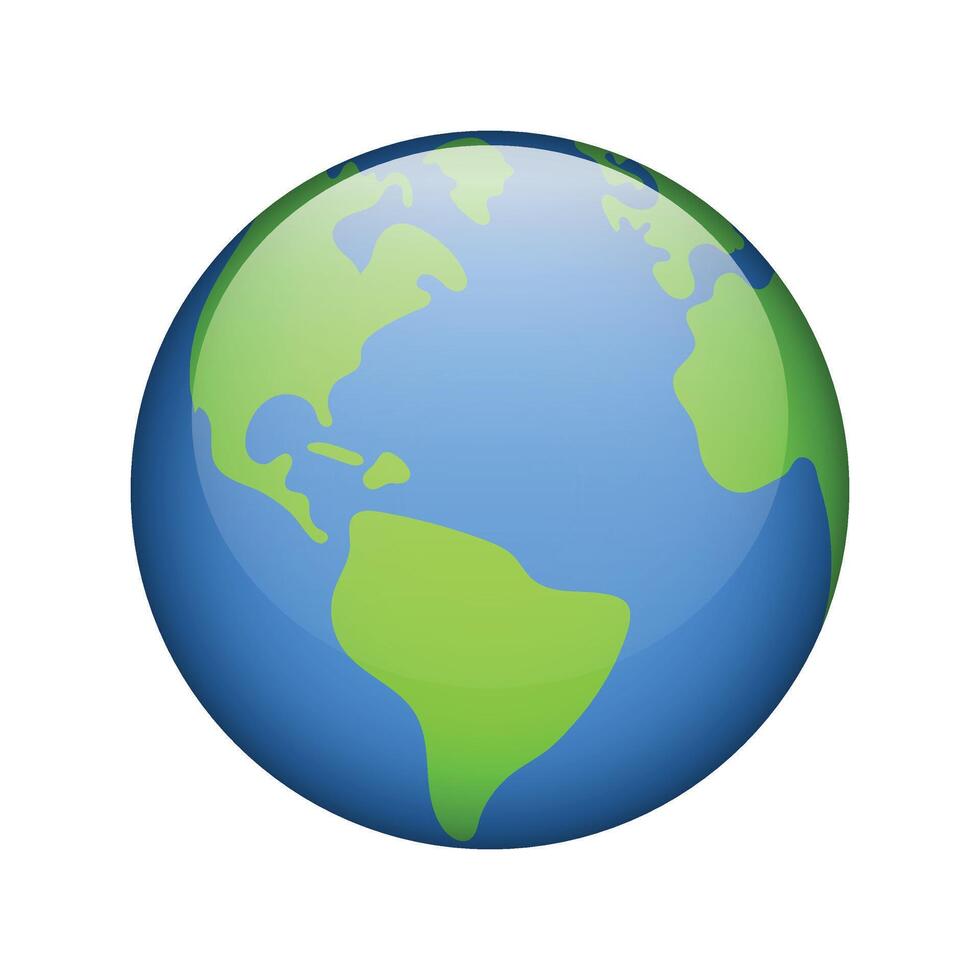 Globe Earth icon sign Isolated background. illustration. vector
