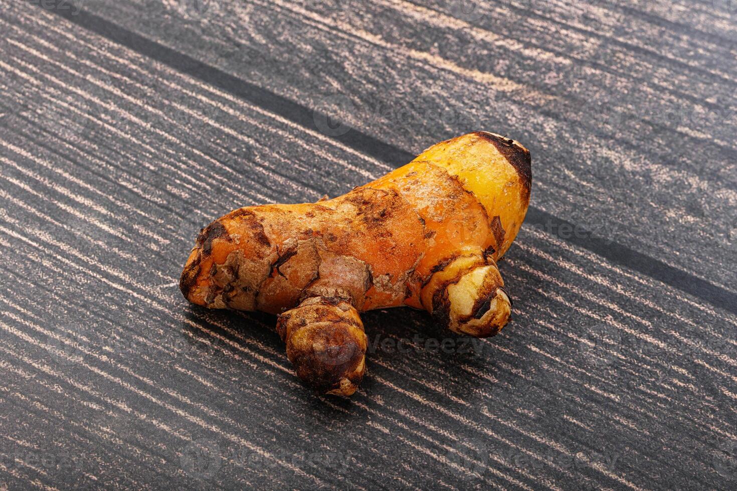 Fresh curcuma root for cooking photo