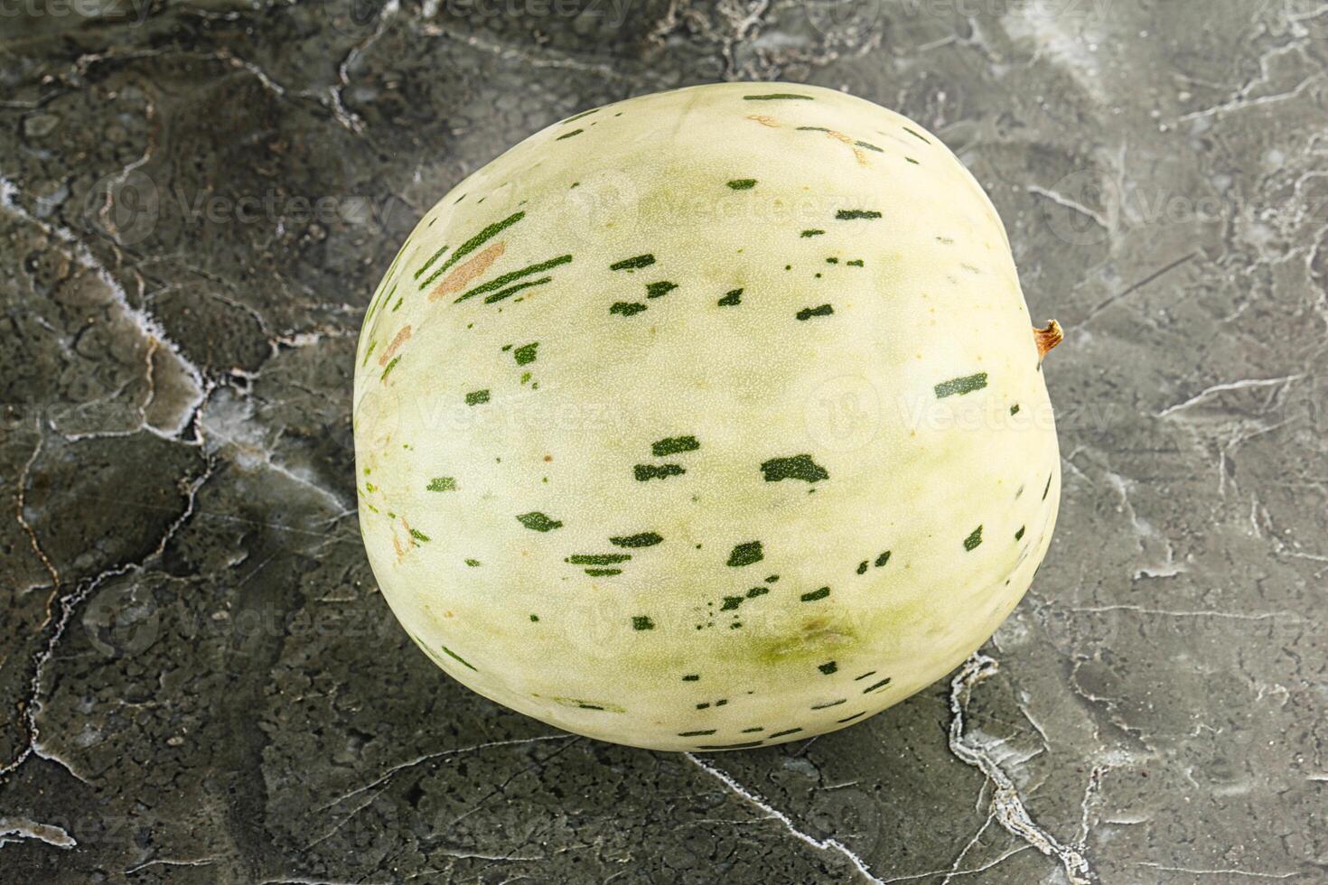 Ripe sweet juicy Dalmatin melon photo